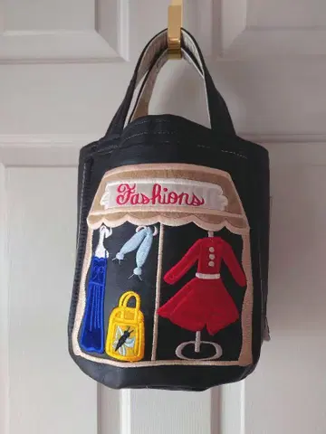 골프 라운드 백 bags by t.j 양동이형 백 자수 아플리케