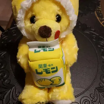 지역 한정 베어 레몬 봉제 인형