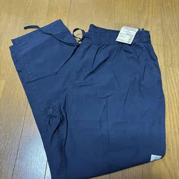 무인양품 오가닉 코튼 이지 크롭 팬츠