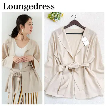 [새상품] Loungedress 릴랙스 숏 자켓 시어 벨트 F