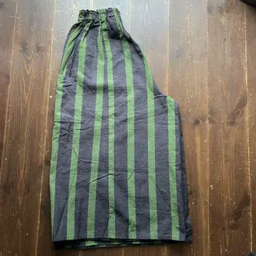 얀마산업 yamma 아이즈 목화 큐롯 롱 기장 수박 줄무늬