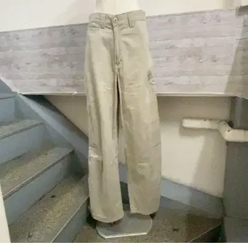 진코 데님 팬츠 베이지색 JNCO 미국제