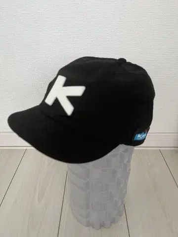 KAVU(카부) 블랙 K 캡 야구 모자