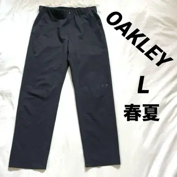 OAKLEY 오클리 L 사이즈 봄/여름용 스트레치 롱 팬츠 블랙
