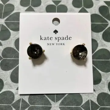 새상품 katespade NEW YORK 귀걸이 블랙 x 골드