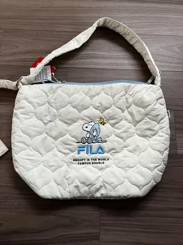 새상품! FILA 스누피 퀼팅 숄더백