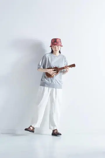cotton denim balloon pants / off white38