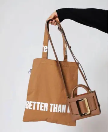 [ better than now ] BTN Tote Bag / 카멜