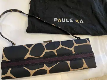 PAULE KA 기린 패턴 클러치백
