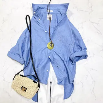 새상품급 매디슨 블루 셔츠 J.BRADLEY SHIRT 라이트 블루 01