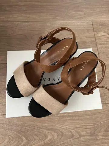 RANDA 베이지 브라운 샌들 L