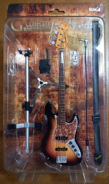 중고 미개봉 미니어처 베이스 모형 Fender Jazz Bass