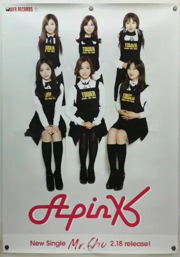 Apink 타워레코드 B2 포스터