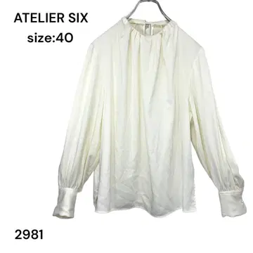 ATELIER SIX 아틀리에식스 셔츠 상의 긴팔 40 멋쟁이