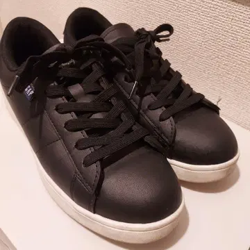 GAP 갭 블랙 캐주얼 스니커즈 합성 피혁