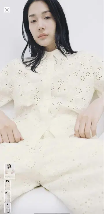 ZARA 컷워크 자수 셔츠 ZW COLLECTION