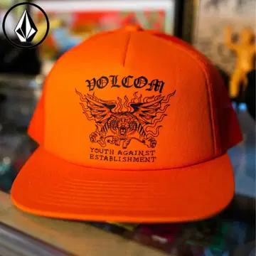 VOLCOM 오렌지 트래커 캡