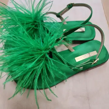 DEA SANDALS CAPLI 라피아 flower 샌들 37