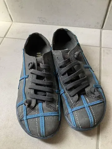 CAMPER 스니커즈 그레이/블루 35 twins