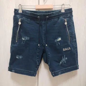 BALR. 데님 데미지 가공 숏팬츠 S 사이즈