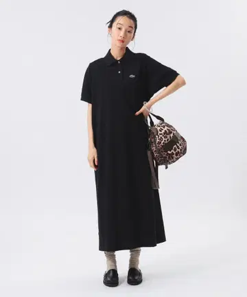 [ 별주 ] LACOSTE / 롱 피케 드레스