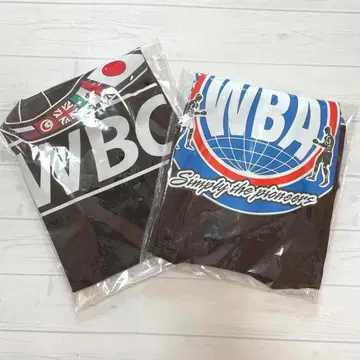 WBA WBC 티셔츠 세트 복싱