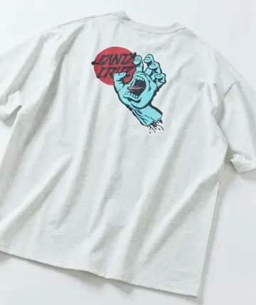 Santa Cruz 애쉬 그레이 티셔츠 택 포함 새상품