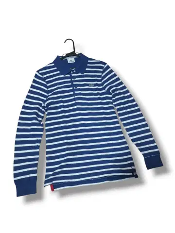 LACOSTE 라코스테 남성용 면 100% 긴팔 피케 셔츠 size 2