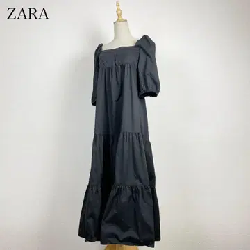 ZARA 티어드 원피스 퍼프 슬리브