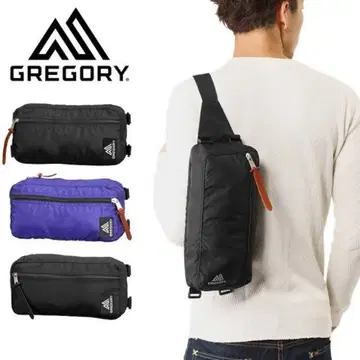 GREGORY CLASSIC 바디백 블랙