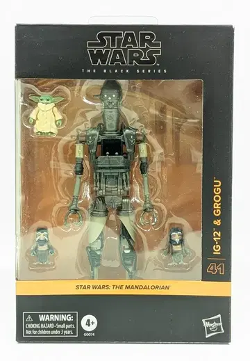 HASBRO 41 / THE BLACK IG-12 & GROGU