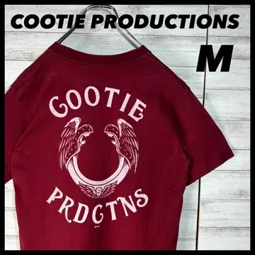 3523 cootie 쿠티 프로덕션 티셔츠 버건디 M