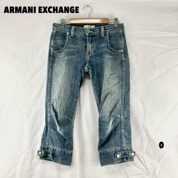 W0189T ARMANI EXCHANGE 크롭 데님