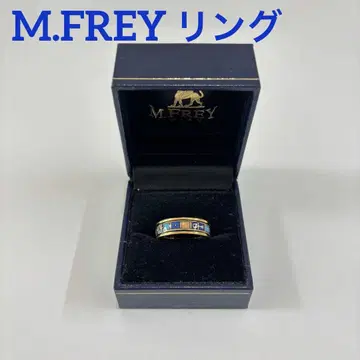 M FREY 에나멜 반지
