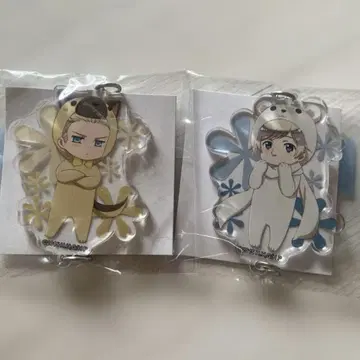 헤타리아 연결 아크릴 키링 참 세트 인형옷