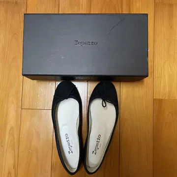 repetto 블랙 발레리나 슈즈 36