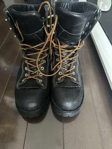 Danner 블랙 워크 부츠