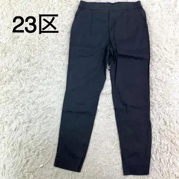 23구 네이비 컬러 캐주얼 팬츠