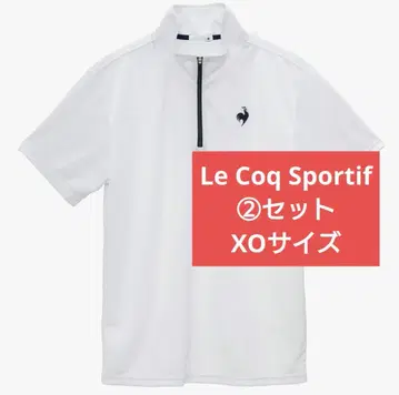 [Le Coq Sportif] 반팔 하프 지퍼 셔츠