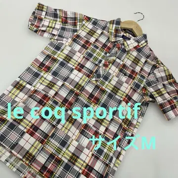 le coq sportif 골프 셔츠 피케 셔츠 반팔 M #1726