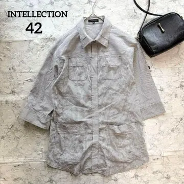 [ INTELLECTION ] 인텔렉션 스트라이프 셔츠 빅 사이즈 42