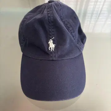 POLO 자수 로고 네이비 캡