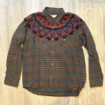 sacai 플란넬 셔츠