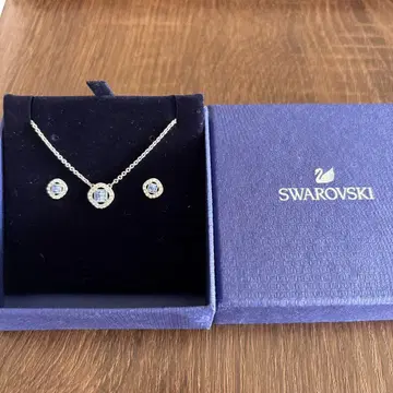 SWAROVSKI 목걸이 귀걸이 세트
