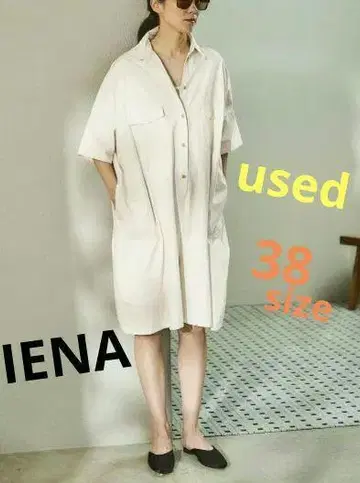 [ used ] IENA C. 브로드 숏 올인원 38 내추럴