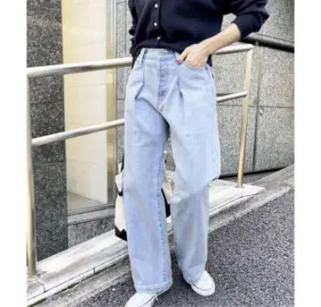 Spick & Span 5 1/2 LOOSE-LINE DENIM 36