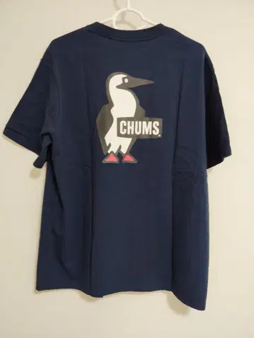 새상품 CHUMS 반팔 티셔츠 Booby Logo 부비 로고 남성용