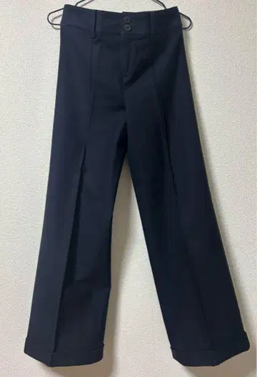 랄프 로렌 RALPH LAUREN 와이드 팬츠 네이비 정품 확실