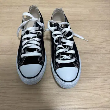 블랙 ALL STAR 로우컷 스니커즈