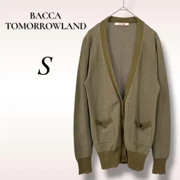 BACCA Tomorrowland 올리브 그린 코튼 가디건 S